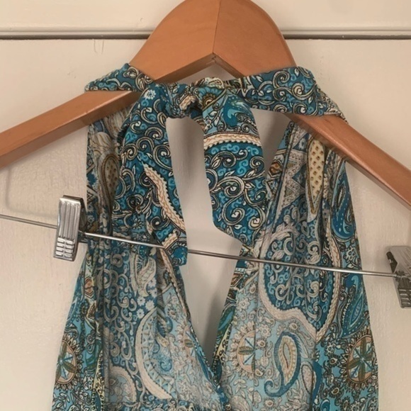 El Shadai Collection Blue MAXI Dress Small - Picture 9 of 10